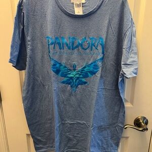 Pandora Heather Blue V-Neck Tee